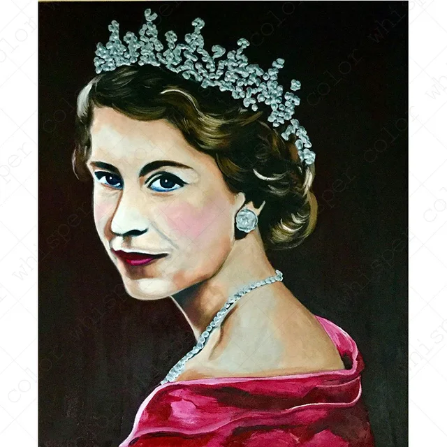 Diamond Painting Full Square 5D DIY "God Save The Queen Elizabeth