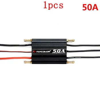 

Flycolor 50A Brushless Water-proof ESC 2-6S Lipo BEC 5.5V/5A Water-cooling Electronic Speed Controller Flymonster ESC for RCBoat