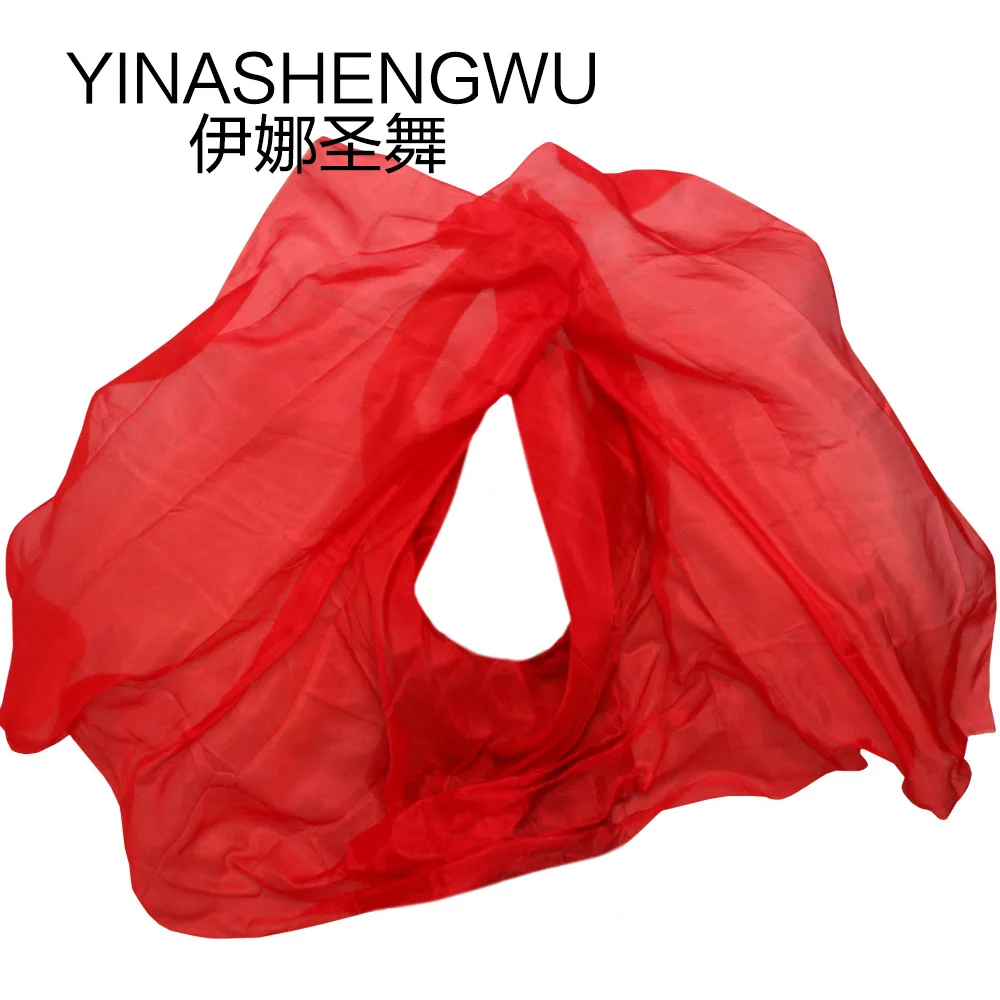 Silk Belly Dance Veils Shawl Scarf Pure red Color Belly Dance Practice Performance Silk Veils Silk Belly Dance Veils Shawl Scarf Pure red Color Belly Dance Practice Performance Silk Veils