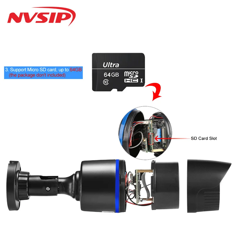 Ip камера Wi Fi 960P 1080p беспроводная проводная P2P CCTV Bullet Внешняя с разъемом для карты