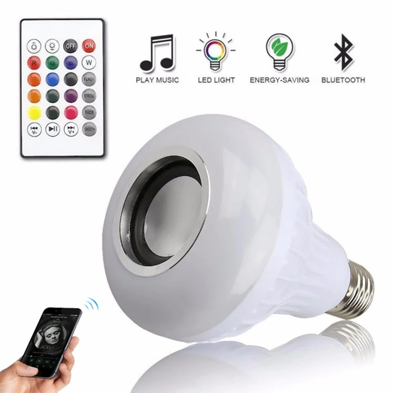 Bluetooth E27 Led RGB Speaker
