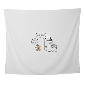 

Milk & Ginger Wall Tapestry For Wall Decoration Fashion
