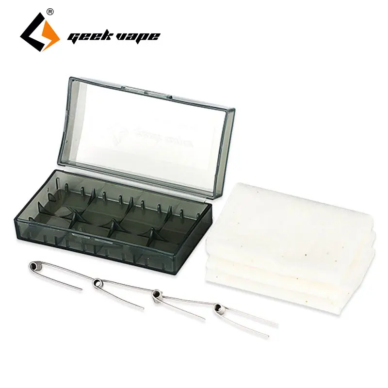 

GeekVape 3in1 DIY Clapton Coil 28GA x 2/ Paralleled + 32GA DIY coil for RTA Tank Atomizer Electronic Cigarette Organic Cotton