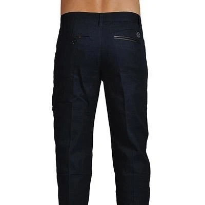 Men's Fashion Chino Pants with Side Pocket Navy (2)