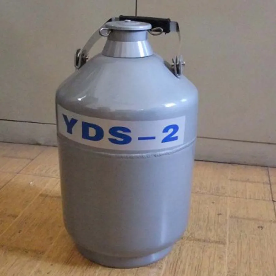 2L YDS-2 Алюминий сплав контейнеры для жидкого азота Жидкого Азота Контейнер Дьюара жидкого азота