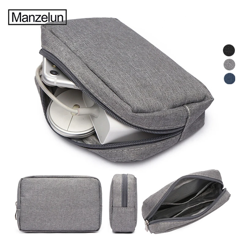 

Waterproof Travel Storage Bag Portable Electronics Digital USB Earphone Charger Data Cable Organizer Cosmetic Pouch Case
