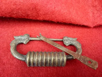 

Old copper door lock of Chinese ancient arts and crafts