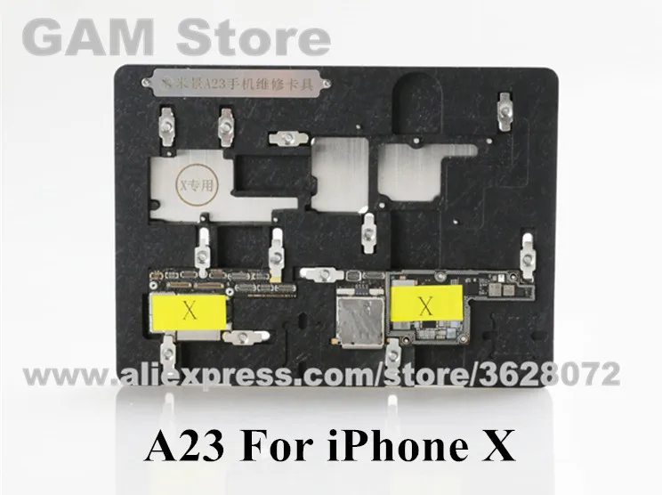 PCB держатель плат Mijing A21 A22 A23 K20 для iPhone 5S/6 P/6 S/6 S/6SP/7/7 P/8/8 P/X/XS MAX/XR главный материнская плата для ремонта - Цвет: A23