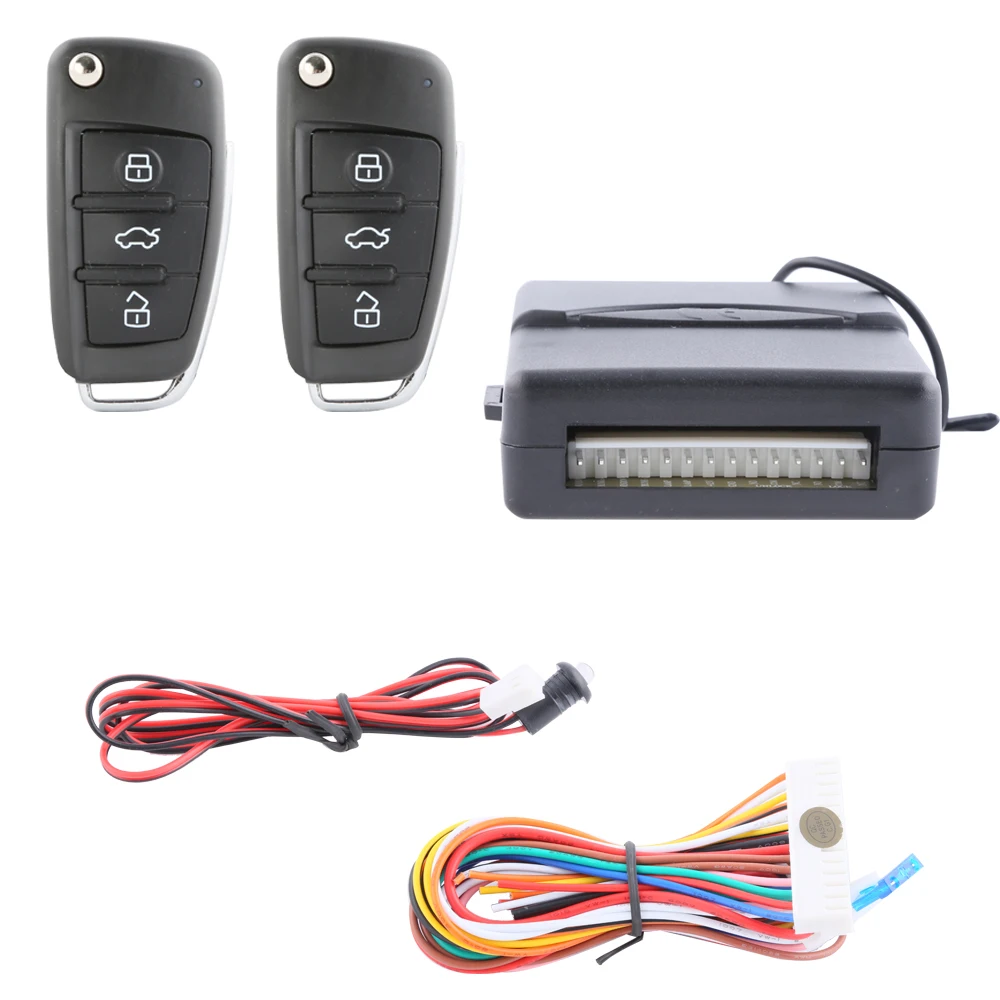 Quality universal keyless entry system with LED light,remote lock