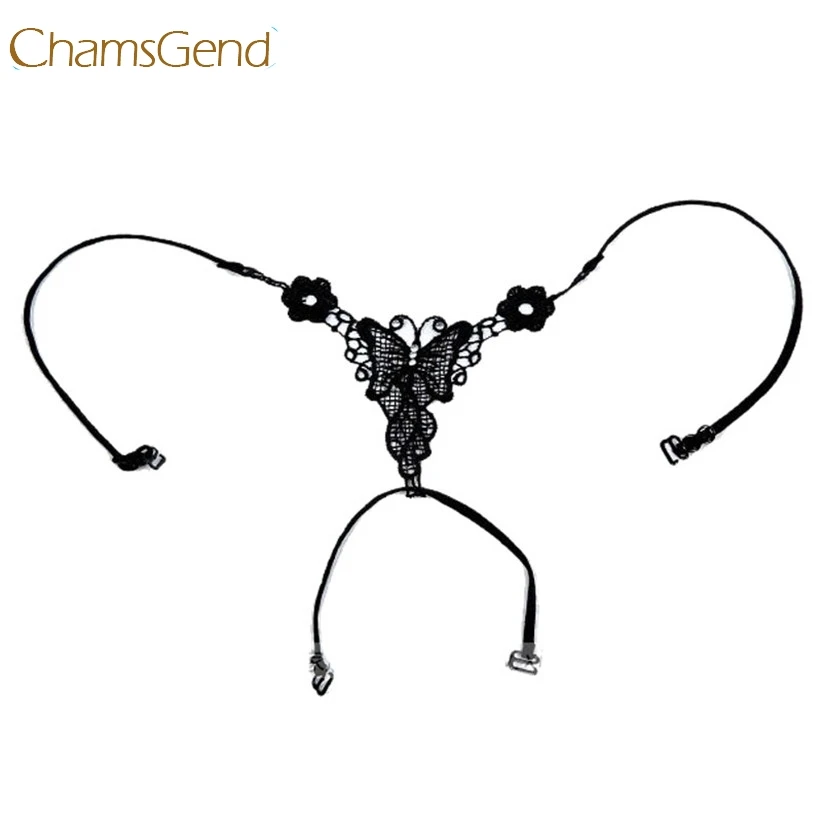 

Chamsgend Drop Shipping Sexy Underwear Lace Butterfly Bra Strap Intimate Accessories 170620