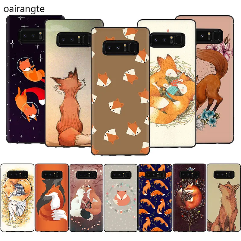 

Fox Animal Soft TPU Phone Cover Case For Samsung Galaxy A5 A6 7 8 9 2018 A10S 20S 30S 40S 50S 60 70 J6