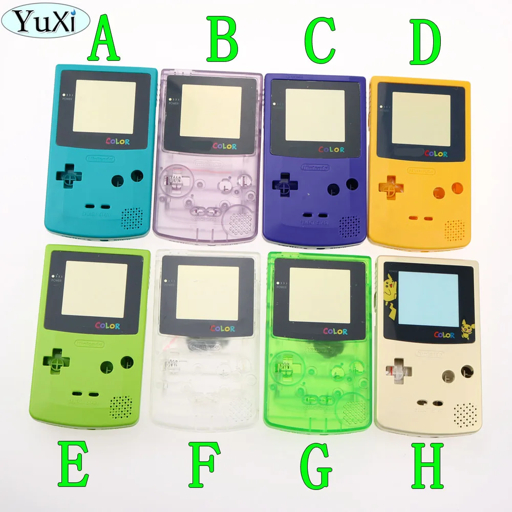 

YuXi New Full Housing Shell Cover for Nintendo Gameboy Color GBC Repair Part Housing Shell Pack