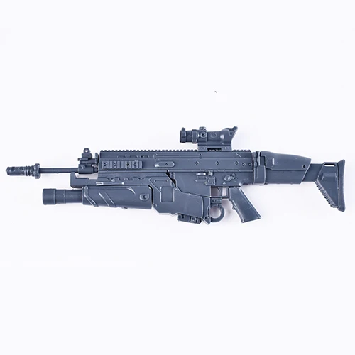 Building Blocks Toy Gun model Kits Plastic Building Model 1/6 scale 4D