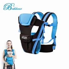 Beth-bear, от 0 до 30 месяцев, воздухопроницаемая, передняя сторона, детская переноска, 4 в 1, для младенцев, Удобный слинг, рюкзак, сумка-кенгуру, новинка