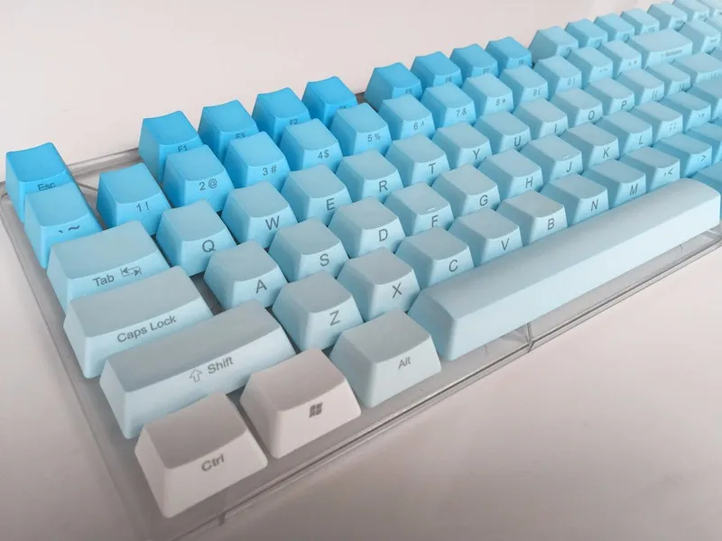 Боковая печать 104 ключ ANSI раскладка Радуга толстый PBT Keycap для OEM Cherry MX переключатели Механическая игровая клавиатура