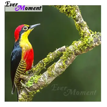 

Ever Moment Diamond Painting Bird Tree Decoration For Home Picture Mosaic 5D DIY Diamond Embroidery Full Square Drill S2F954