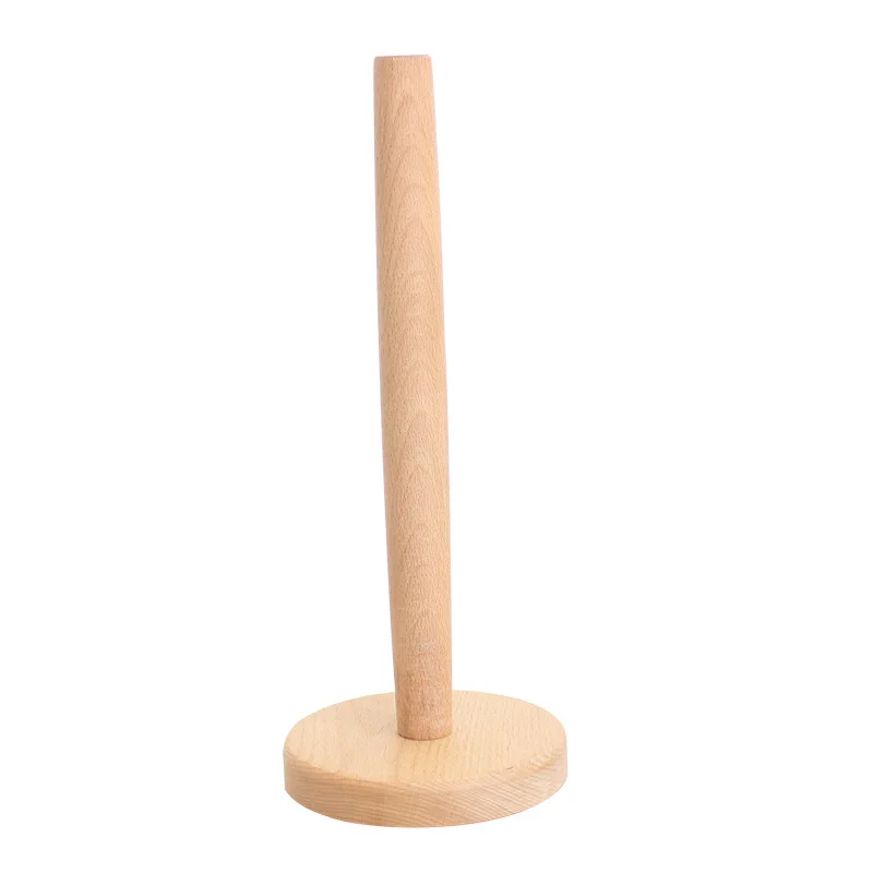 

Tissue Racks Napkin Holder Paper Towel Stand Beech Wood Durable Organizer Shelf Home Garden Supplies