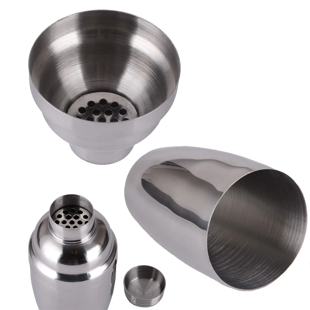 

Barware Styles Stainless Steel Martini Cocktail Shaker Bar Cocktail Strainer 250ML /350ML/ 550ML PAK55