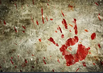 

Bloody Wall Bloody Hand Print Backgrounds Vinyl cloth High quality Computer printed party photo backdrop
