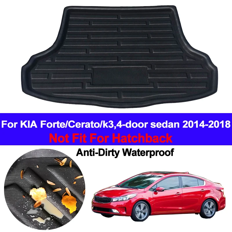 KIA RIO ALL YEARS Heavy Duty Boot Liner Mat /& Bumper Protector