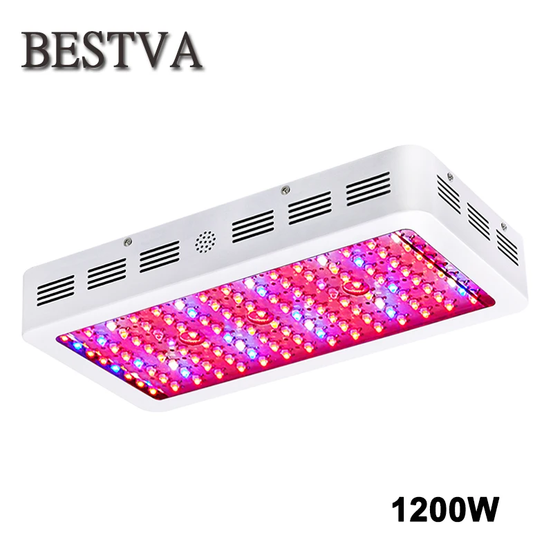 BESTVA 1200 Вт чипсы двойной светодиодной светать спектральная фитопанель лампа для