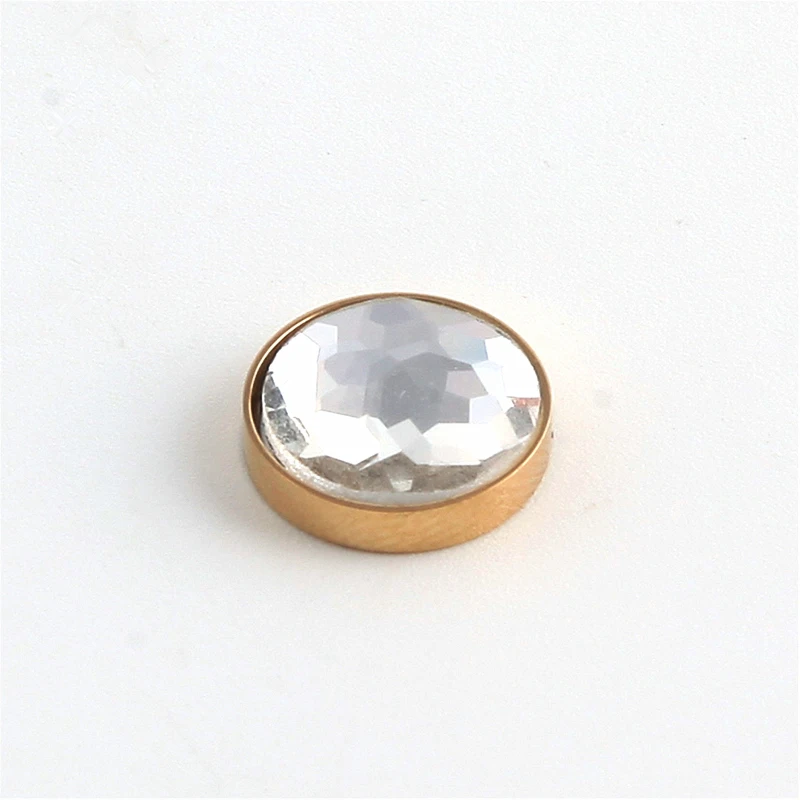 Keamsty cristal claro 12mm plateado magnética intercambiable moneda cambio pulsera collar como mujeres christams regalos Keamsty cristal claro 12mm plateado magnética intercambiable moneda cambio pulsera collar como mujeres christams regalos