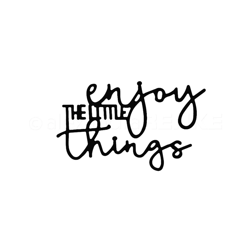 

DiyArts Enjoy Things Metal Cutting Dies New for Craft Dies Scrapbooking Album Paper Die Cut Embossing Stencil Decoration