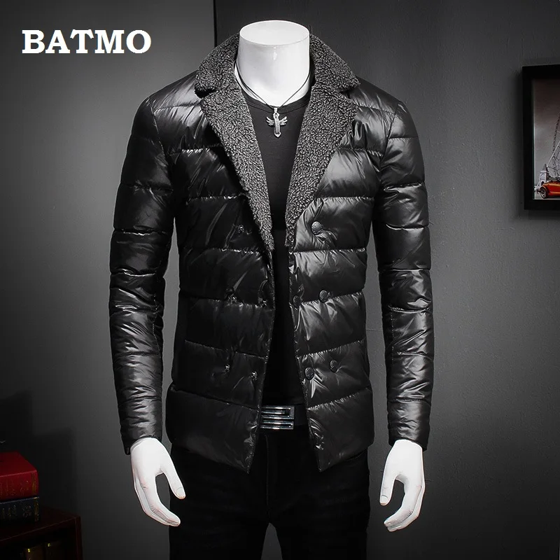 

Batmo 2018 new arrival winter high quality 90% white duck down black jackets men,men's winter warm coat,plus-size M-5XL 2788