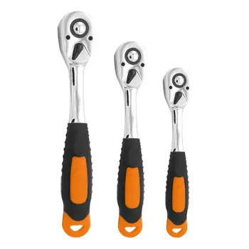 

72 Teeth Extending Telescopic Ratchet Socket Wrench Tool Quick Release Repair Socket Driver Allen Wrench