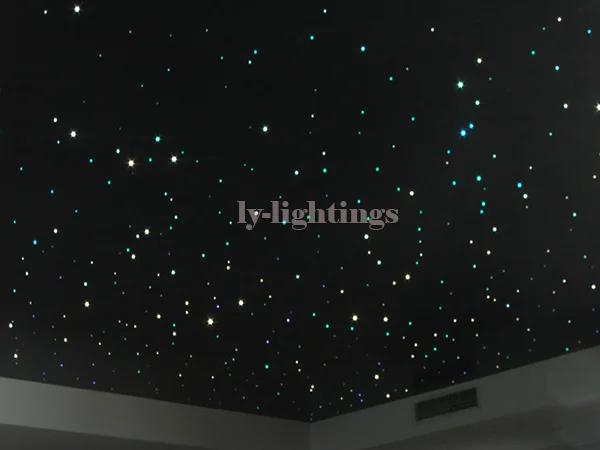DIY bar ceiling light optic fiber light kit led light source+optical fibre RGB color