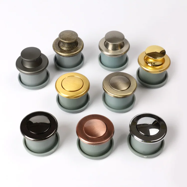 

Embedded Furniture Handle and Knobs Telescopic Spring Shake Knob Invisible Bounce Dark Outfit Hidden Classical Light Pull