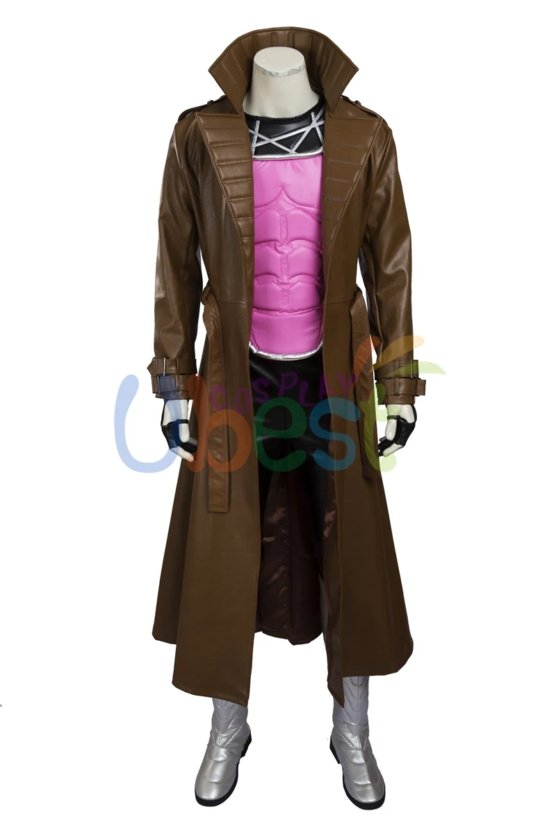 X-men Remy Etienne Gambit Косплей Костюм Хэллоуин наряд