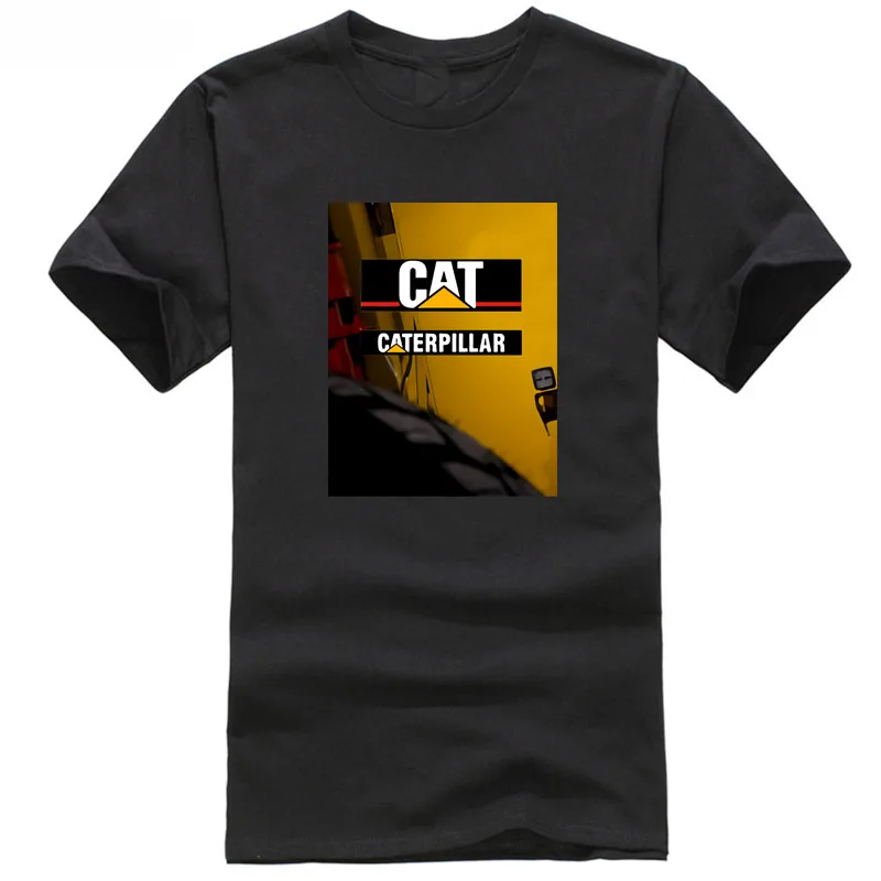 T Shirt 100 Cotton Cat Caterpillar Tee T shirt new For Men's discount