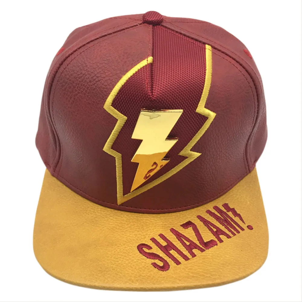 Shazam Hat Unisex Men Women Cosplay Red Gold Hip Hop Baseball Caps High Quality Shazam Hats Boys Costume Accessories Aliexpress This shazam hat from new era is only available through superherostuff and features the shazam symbol in bright yellow embroidery. aliexpress