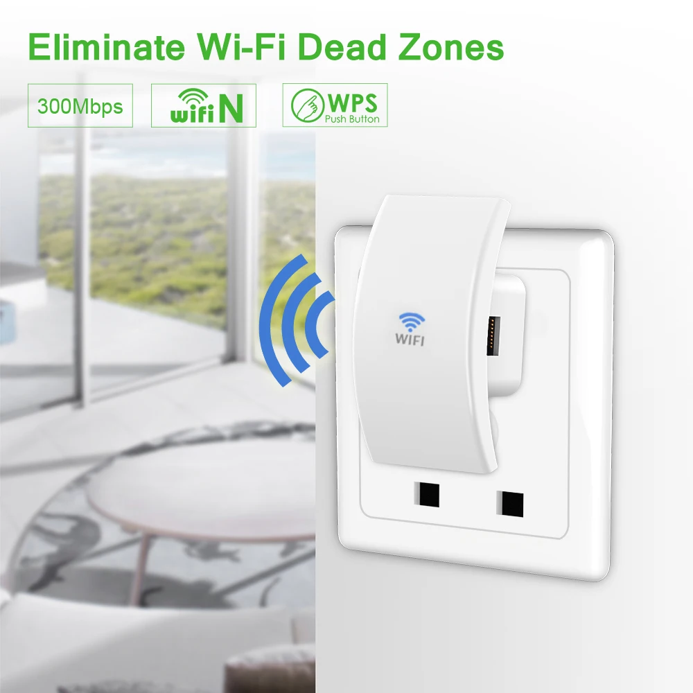 Портативный Wi Fi репитер 300 Мбит/с 2 4 ГГц 802.11N/B/G|Беспроводные роутеры| |