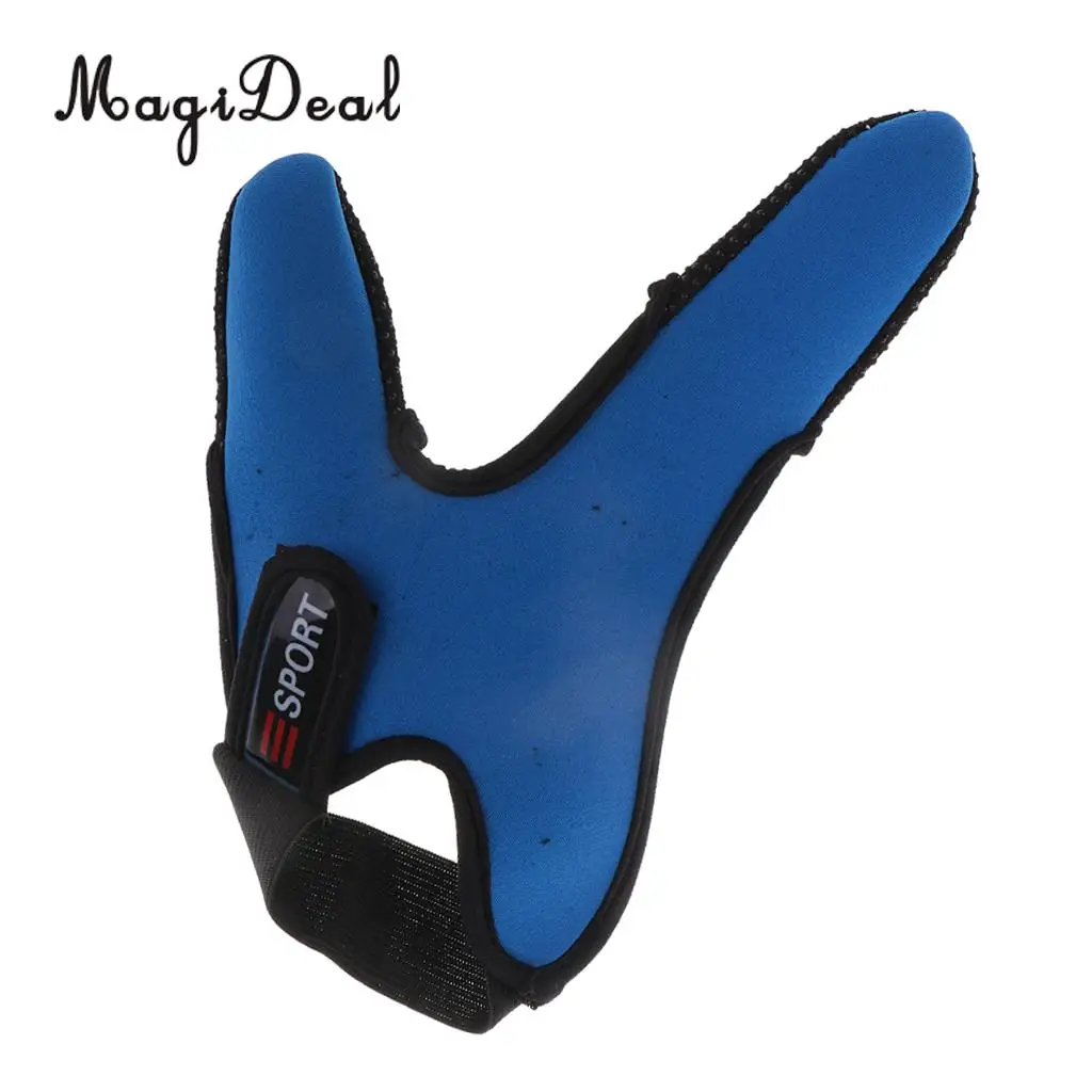 1pc Fishing Two Finger Gloves Non-Slip Thumb Index Finger Protector Guard