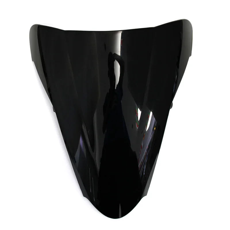 Черный мотоцикл лобовое стекло для Honda VFR800 VFR 800 2002-2012 2002 2003 2004 2005 2006 ветрового стекла обтекатели - Цвет: Black