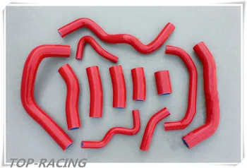 

Reinforced silicone radiator coolant hose for Honda CBR1000RR 2004 2005 2006 2007 RED