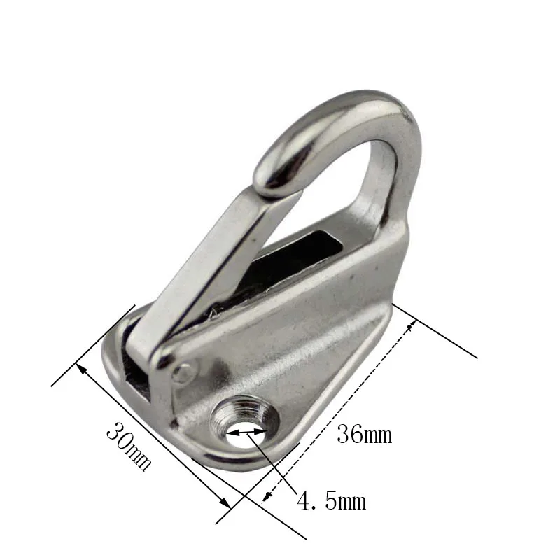 

5 Pcs Spring Locked Fender Hook Stainless Steel 316 Snap Fending Hook Attach Rope Boat Sail Tug Ship Marine Hardware