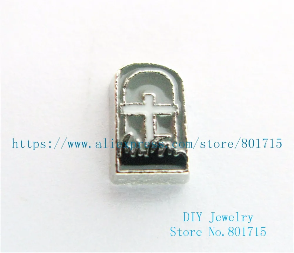 

10pcs/lot Halloween Floating Locket living charms tomb Fit Living Floating Memory locket As Halloween Gift FC1507