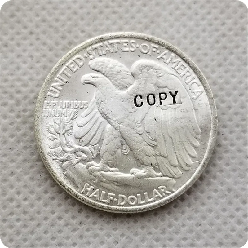 1917-S(OBV) Walking Liberty полдоллара Монета КОПИЯ памятные монеты-копия монет медаль коллекционные монеты