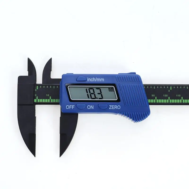 

6 inch LCD 0-150mm vernier caliper Carbon Fiber Composite digital caliper Vernier Digital Electronic Caliper Ruler 2Color