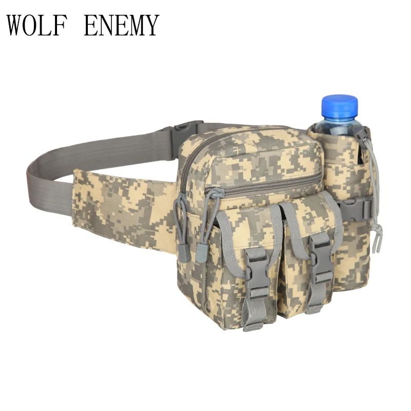 Tactical Molle Bag Hip Packs Waist Bag Fanny Pack Hiking Fishing Sports