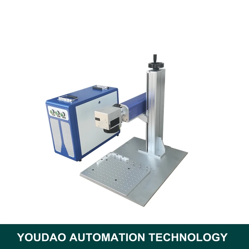 Сплит 20 Вт мини волоконная лазерная маркировка 20 Вт волоконная лазерная маркировочная машина машинка для металлической маркировки для