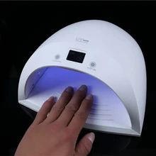 60 Вт Сушилка для ногтей УФ-светодио дный лампы ногтей гель для ногтей отверждения лампы 100-240 В с нижней 30 s /60 s/90 s таймер Перезаряжаемые ногтей машина