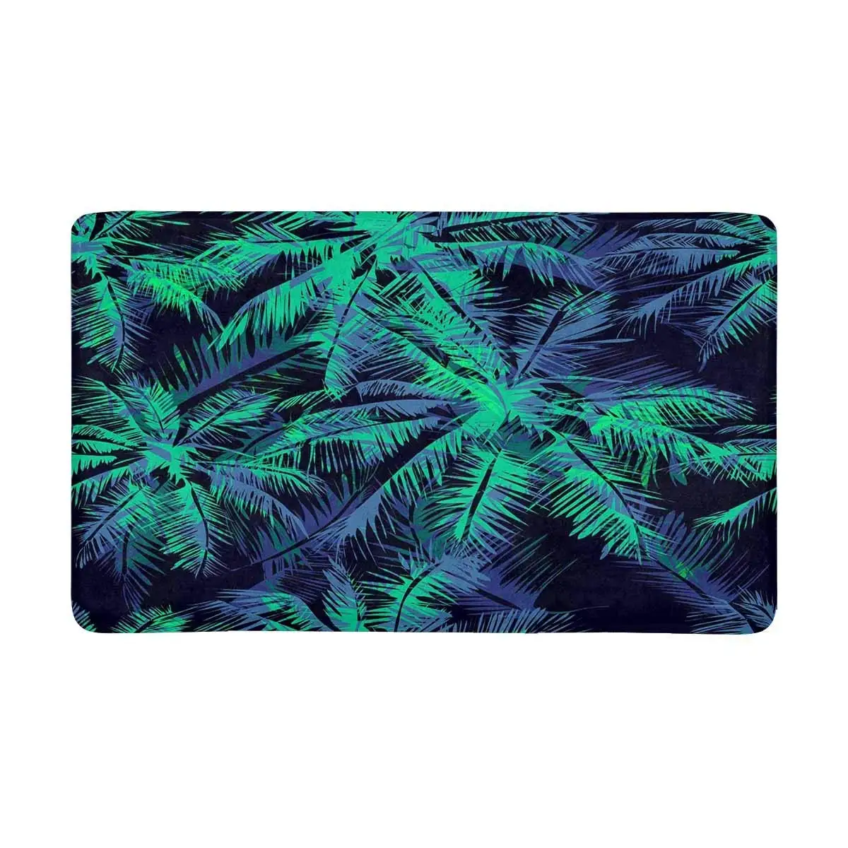 Palm Tree Indoor Doormat Non Slip Front Entrance Door Mat Rugin Mat