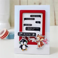 InLoveArts 7PCS/Lot Animal Owl Penguin Fox Metal Cutting Dies Scrapbooking New 2018 DIY Embossing Stencil Craft Card Die Cuts