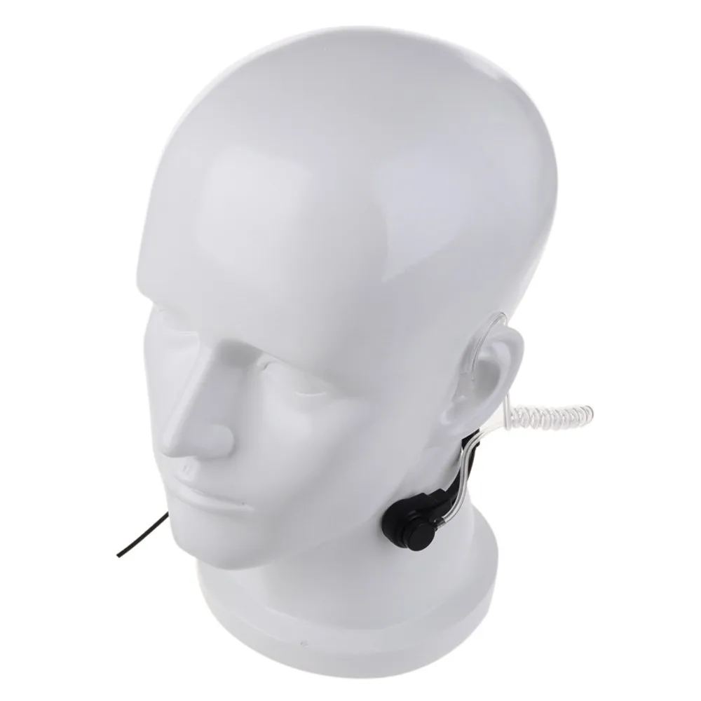Heavy Duty Military Tactical Air Tube Throat Microphone Mic Headset PTT For ICOM Ham Radio Walkie Talkie IC-A1 IC A2 IC-A3 A4A5 (6)