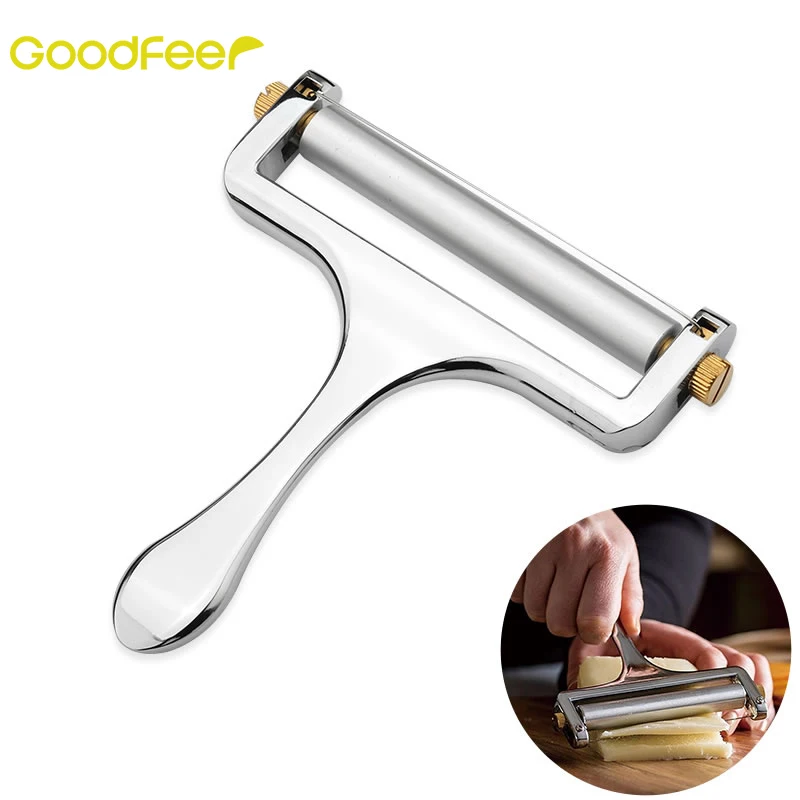 

Goodfeer Manual Zinc Alloy Cheese Slicer Adjustable Wire Cheese Cutter Non Stick Cake Cutting Butter Grater Kitchen Gadgets