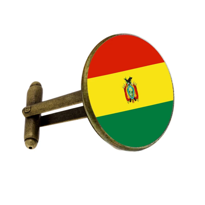 3 цвета Классические свадебные запонки ювелирные изделия боливийский